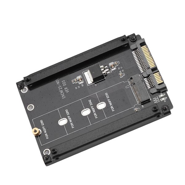 Högpresterande 22-stifts M.2 NGFF till SATA-adapter Plug and Play M.2 till SATA B-nyckel