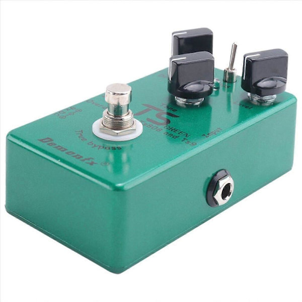 Demonfx Tube Screamer Gitarr Effektpedal 2 i 1 Overdrive Gitarrpedal True Bypass Gitarrtillbehör