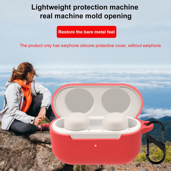Kompatibel med Amazon Buds (2:a generationen) Silikonfodral Bluetooth Trådlösa Hörlurar Laddningsbox Skydd