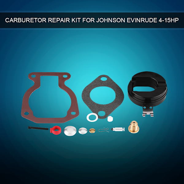 13 st förgasarreparationskit för Johnson Evinrude 4-15 hk 398453