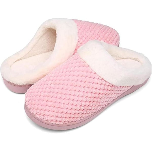 Damen Winter Hausschuhe Memory Foam Wärme Bequem Plüsch Pantof