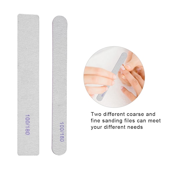 Professionellt nagelkonst manikyr pedikyr verktyg set nagel slipning svamp filar buffer polerare