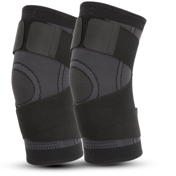 1PCS Nylon Sommarlöpning Stickning Pressning Utomhus Sport Knäskydd Basket Cykling Andningsbar Knäskydd Träningsskydd