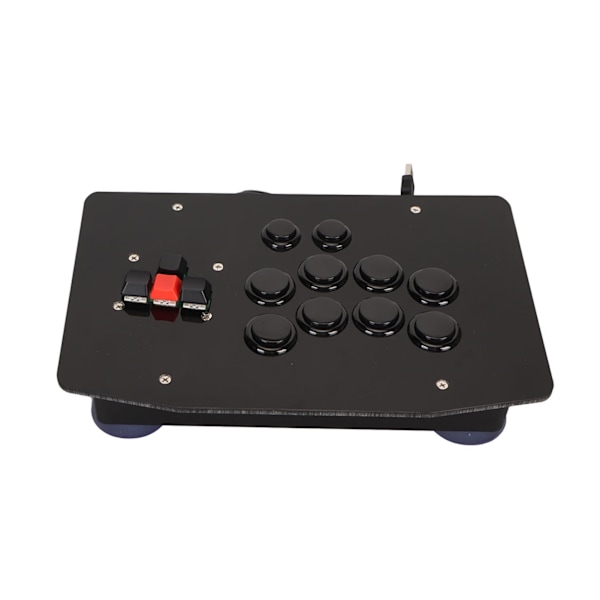 Arcade Game Fighting Joystick Precise Control USB 2.0 Interface DIY Arcade Joystick for PC Emulators for Sanwa OBSF 24 30