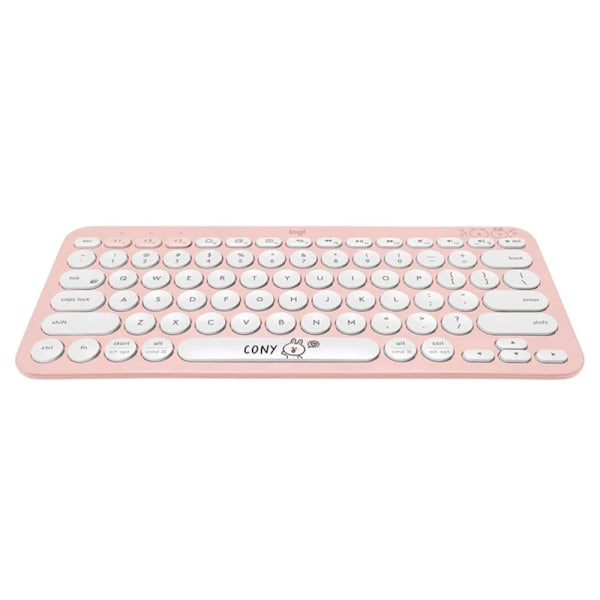 Trådlöst Bluetooth-tangentbord med stabil Bluetooth-anslutning, ergonomisk design för bärbar 84-tangenters skrivupplevelse, kompatibelt med Windows, Mac