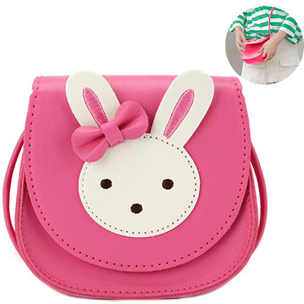 Bue crossbody-veske, PU-skulderhåndveske for barn jenter småbarn