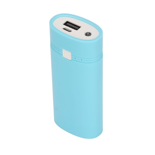 Universell DIY USB Power Bank Box 2x18650 Batteriladdare Power Bank Skal för SmartphoneBlå
