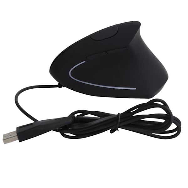Ergonomisk Vertikal Mus, Anti-Svett Hudvänlig Yta, Exakt Spårning Med Justerbar DPI, Intelligent Energisparfunktion, Plug And Play,