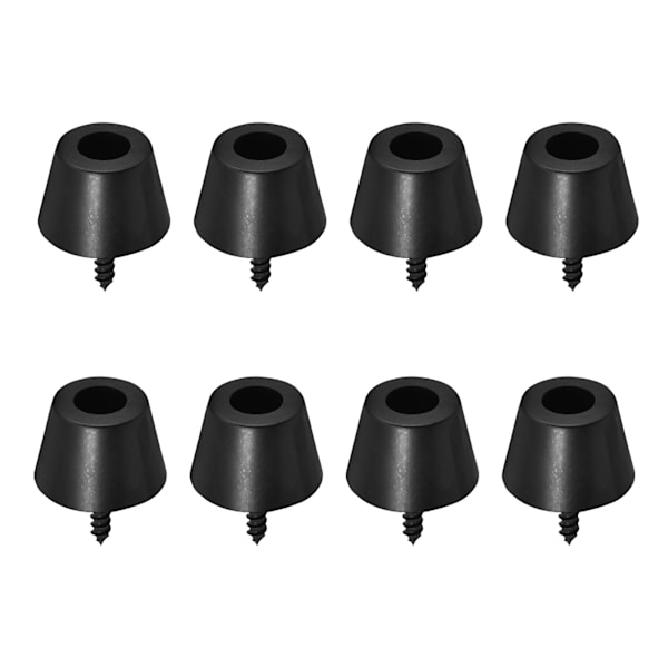4 par 30x20mm gummifötter antivibrationsbasplatta stativ för högtalargitarrförstärkare med skruvar
