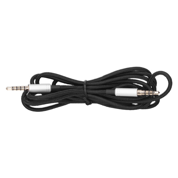 Flettet ledning spillhodesett lydkabel 3,5 mm plugg for Logitech Astro A10 A40 hodetelefoner