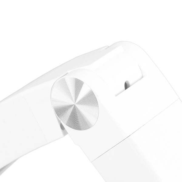 LED Halvmåne Lys 40W 28in 10 Lysstyrke 7 Farvejustering Dæmpbar Halvmåne Neglebordlampe med Fjernbetjening 2000LM 3200K‑5600K 110‑240V Hvid EU Stik