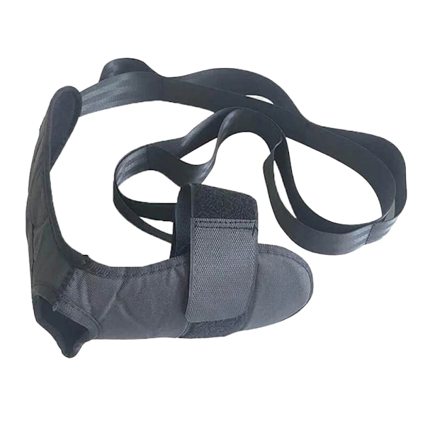 Fysioterapi, Styrketräning Stretchbälte med Multi-öglor Justerbart, Ergonomisk Bekväm Vagga för Yoga Rehabilitering, Fot Ankel