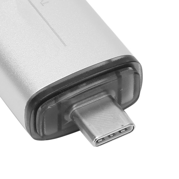 USB3.0 Multifunktionell höghastighetskortläsare i aluminiumlegering Typ-C mobiltelefon dator