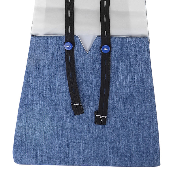 Tvätbara återanvändbara moderiktiga och vattentäta fjäderfäblöjor Kycklingblöja för kycklinganka Denim S