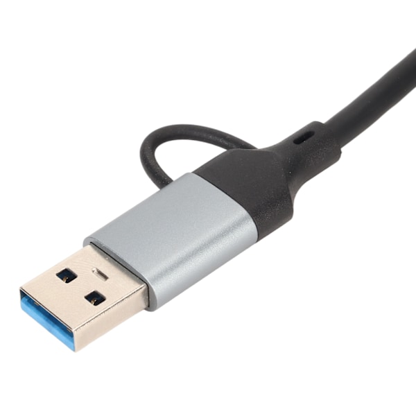 USB 3.0 Splitter Typ C Dockingstation Flera Portar Dator Hub Drive Free USB Expander