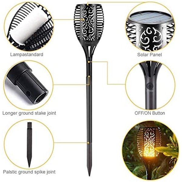 21ft 30 Led Solcellslingor Globe Kristallkula Slinga