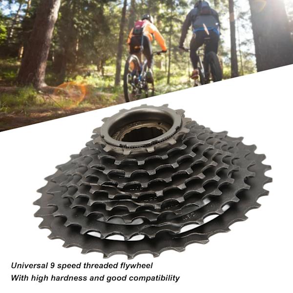 9-växlad gängad frikrans 13-32T Mountainbike frikrans gängad navtyp cykeltillbehör