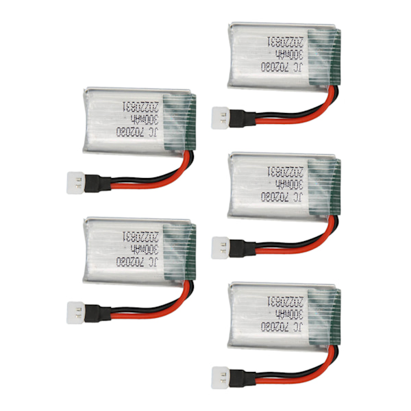 702030 300mAh RC Drönare Batteri UAV Ersättningsbatteri Drönare Tillbehör för E55 FQ777 FQ17W DFD F180 FY530 U816 3.7V
