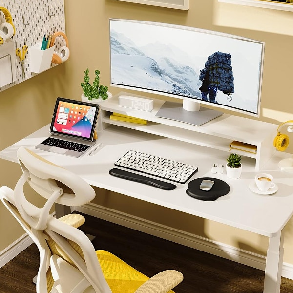 Handledsstödset i Memory Foam: Smärtlindring, Ergonomisk Design, Halkfri Botten, Vattenresistent Yta för Kontor & Gaming