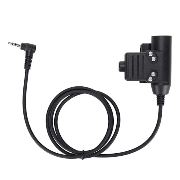 U94 PTT Headset System Adapter PU Træktråd Headset Militær Adapter til Yaese VX‑3R