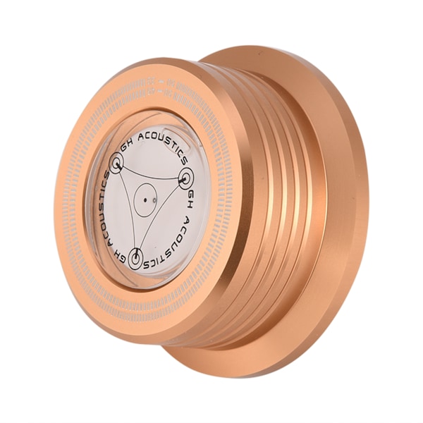 50Hz platespillerplate-stabilisator med klemme og boblevater for LP-platespiller