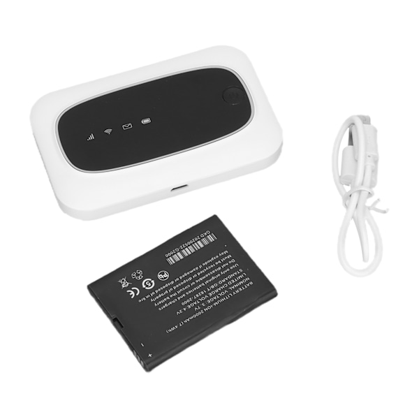 Mobil WiFi Hotspot 4G Trådlös Mini Portabel LTE Router för Surfplattor Laptops TV-apparater Mobiltelefoner Vit