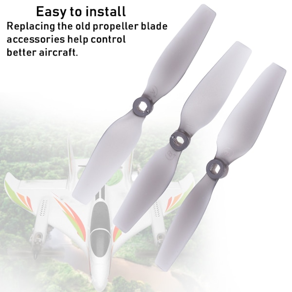 Flygplanstillbehör, RC Flygplanspropellrar med Låg Belastning & T-fäste för Optimal Effektivitet och Enkel Installation