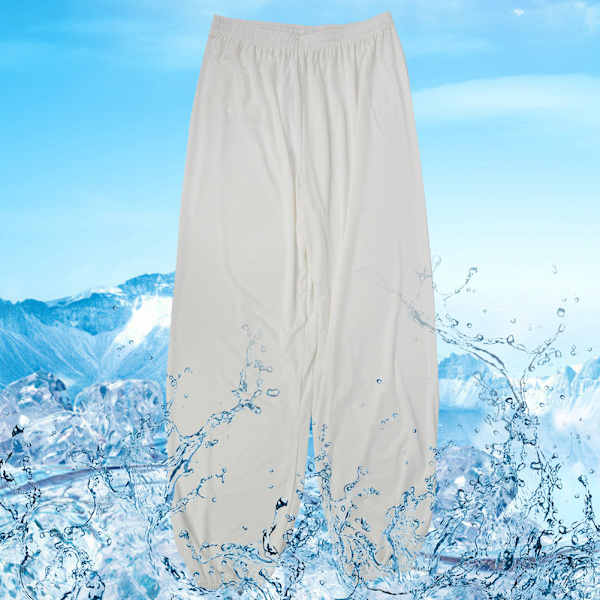 Naiset Jooga Juoksu Urheilu Pehmeä Hengittävä Kuntoilu Kuntosalihousut Housut Tai Chi Bloomers (valkoinen XL)