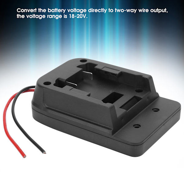 Kompatibel med DW 18/20V max för Milwaukee M18 Batteri Konverteringsbas Adapter DM18V DIY
