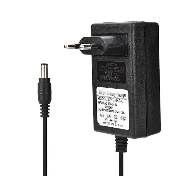 4.2v 3A Litiumbatterilader Konstant Strøm Konstant Spænding Lader (EU Stik) (100‑240V)