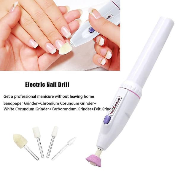 GETIT Elektrisk nagelborr Nagelfil Elektriskt manikyrset, bärbart
