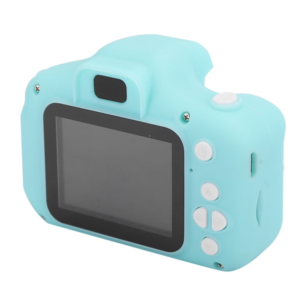 HD Cartoon Digital Video Kamera Leksak DIY Foton Videoinspelning för Barn BarnGrön