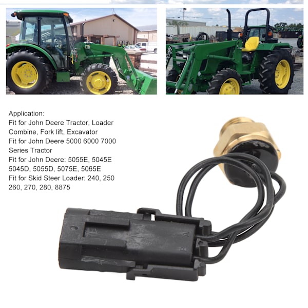 Temperatursensor-afbryder med høj nøjagtighed RE503242 til John Deere 5000 6000 7000-serie traktor