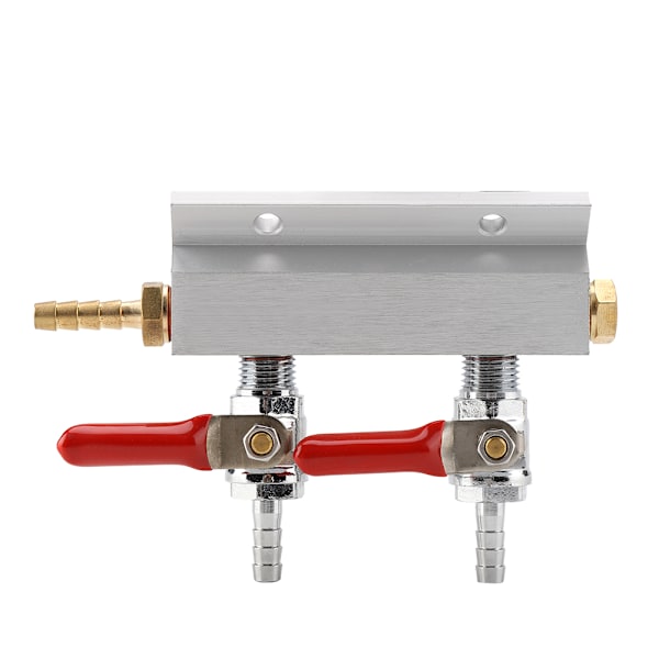 Muti-vejs Home CO2 Air Gas Manifold Distribution Splitter Øl 2-vejs