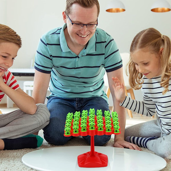 Interaktivt brädspel: Pedagogisk leksak för förskolan, klassiskt Hungry Frog-spel, present för alla åldrar