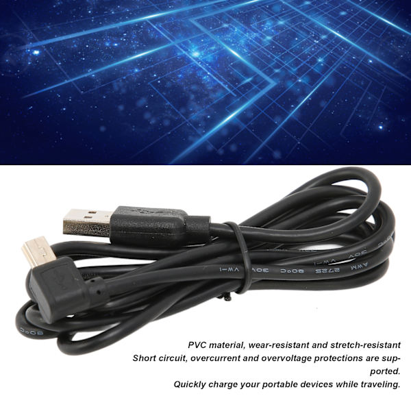 5Pin 150cm Mini USB-kabel GPS mobiltelefoner nettbrett MP3-spillere ladekabel for TomTom GO 520 530 630 720 730 920 930