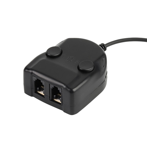 Krystall Headset Telefon Treningsboks Splitter Adapter Volumkontroll Intelligent Lyd Lukket