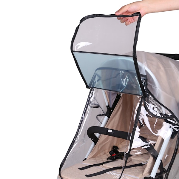 Transparent Barnvagnsregnskydd Universellt Vattentätt Skydd Baby Barnvagn Barnvagn Regnskydd