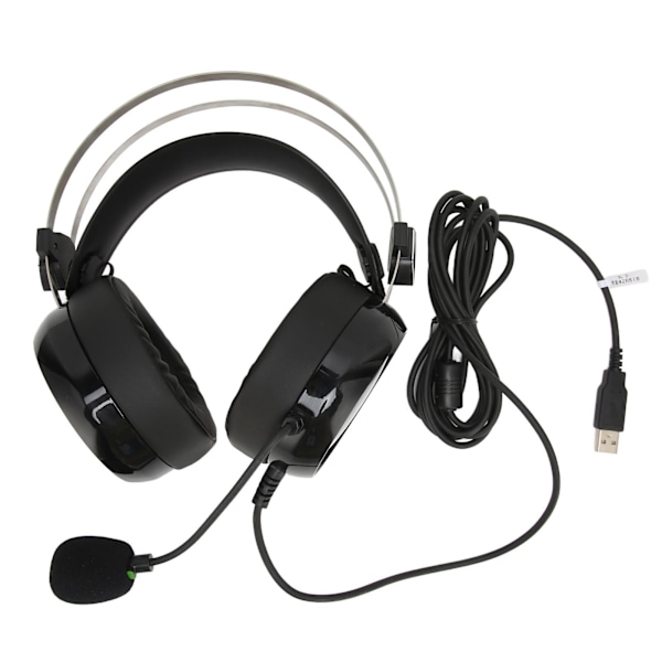 Exam Headset USB Head Mounted Noise Reduction Computer Exam Headset med ljudkort