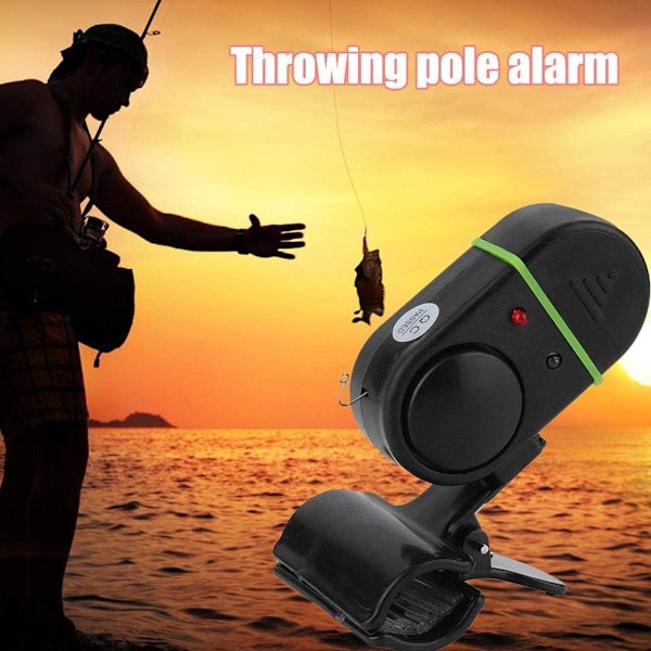 Elektronisk fiskebettvarnare, LED-indikator för synlighet dag och natt, portabelt och känsligt alarm lämpligt för alla väder och fisketekniker