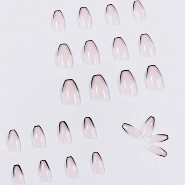 Medium Press on Nails med mönster