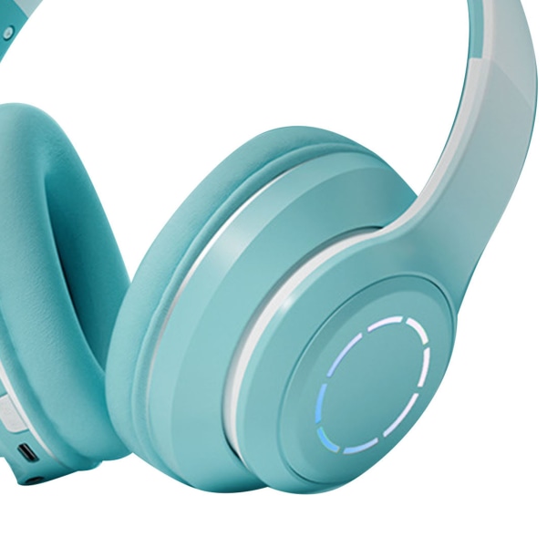Trådlöst spelheadset Gradient BT5.2-anslutning Mjuka öronkuddar Färgglada lampor Spelheadset för stationär dator