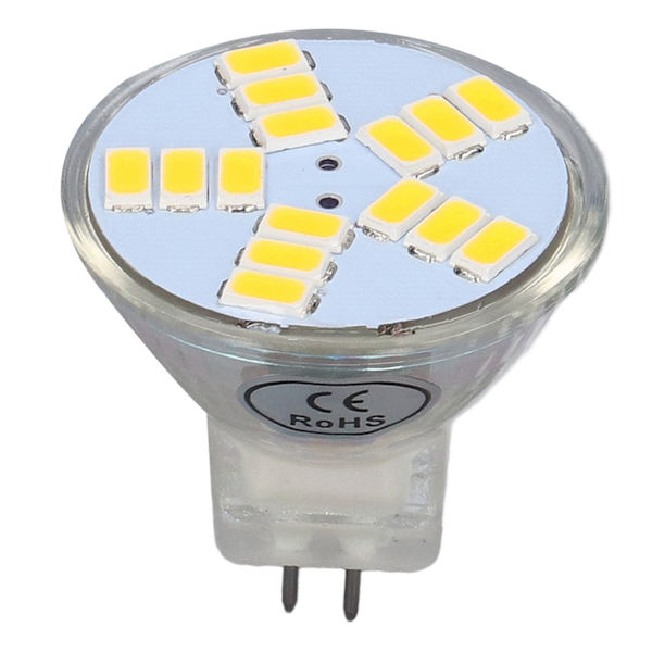 4 st MR11 LED-lampa 5W 500lm Lamputbyte med 15 pärlor Doubl