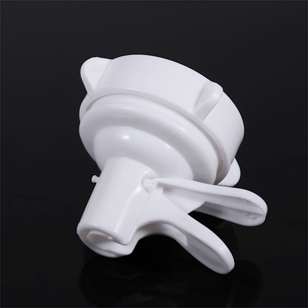 1 stk. Plastspigot Vandudskiftningsflaske Topventilhane Dispenser Simpelt apparat Hvid