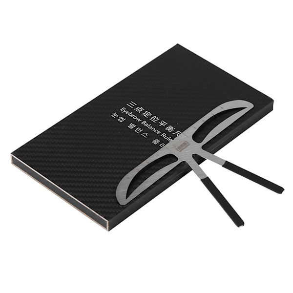 Profesjonell øyenbrynsformingsmal DIY-forming Define Ruler Makeup Tool Natural Eyebrow