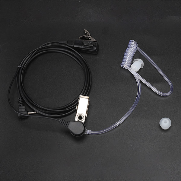 Bærbar 1-bens 2,5 mm rør headset øretelefon PTT MIC til Motorola 1-bens modeller Walkie Talkies