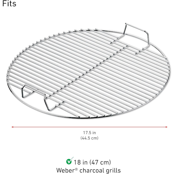 Grillrist i rustfrit stål til runde grill