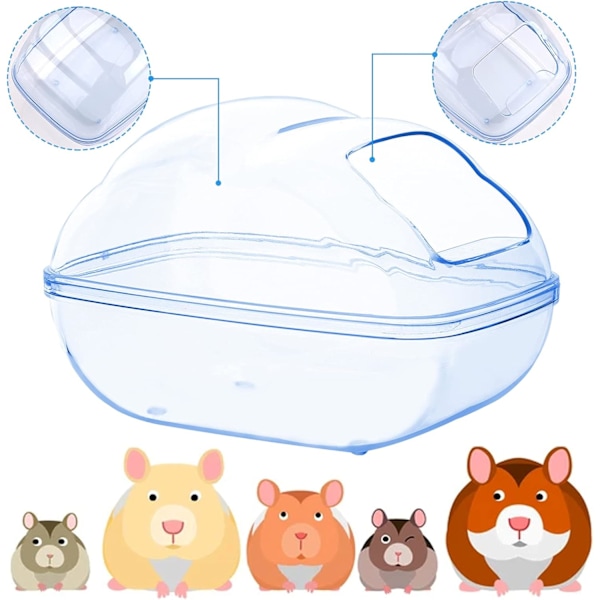 Nödvändighet för husdjursälskare, Transparent hamsterlåda, Sidoingång underlättar lek och underhållning för dina små lurviga vänner, Ultralätt