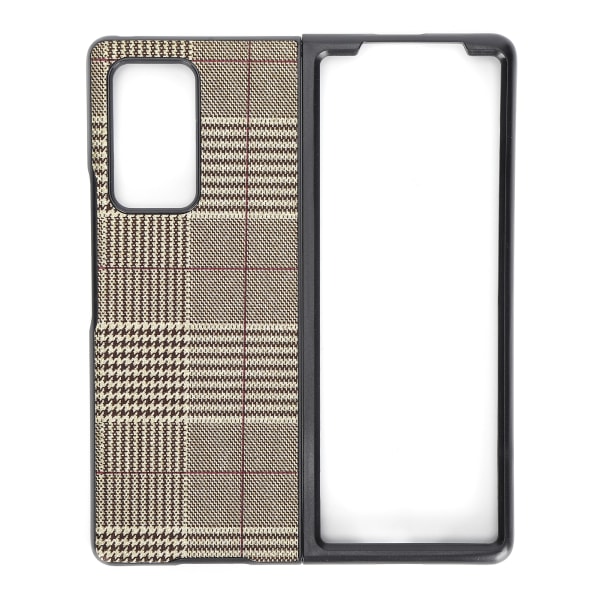 Læder Hard Case til Samsung Galaxy Z Fold 2 Mobiltelefon Anti-fald Beskyttende Etui