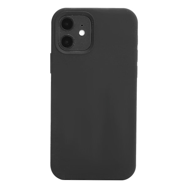 Telefonskal i silikon, skyddande fodral, stöttåligt mobilfodral, passar till IOS 12 Mini (svart)